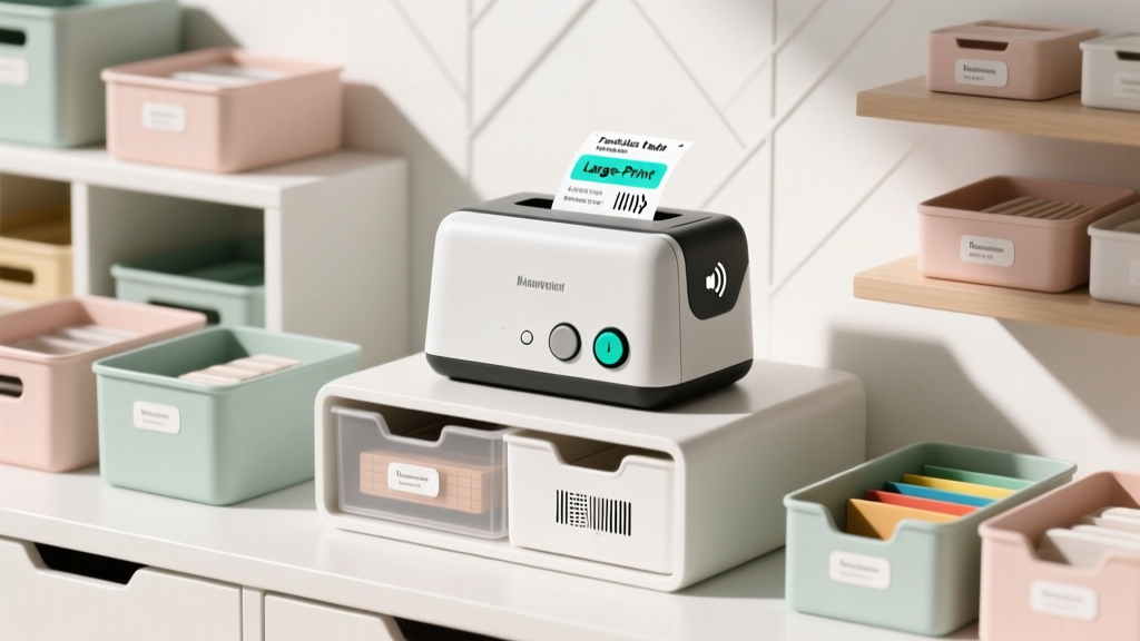 Label Makers for Vision-Impaired Users: Font Size, Tactil...
