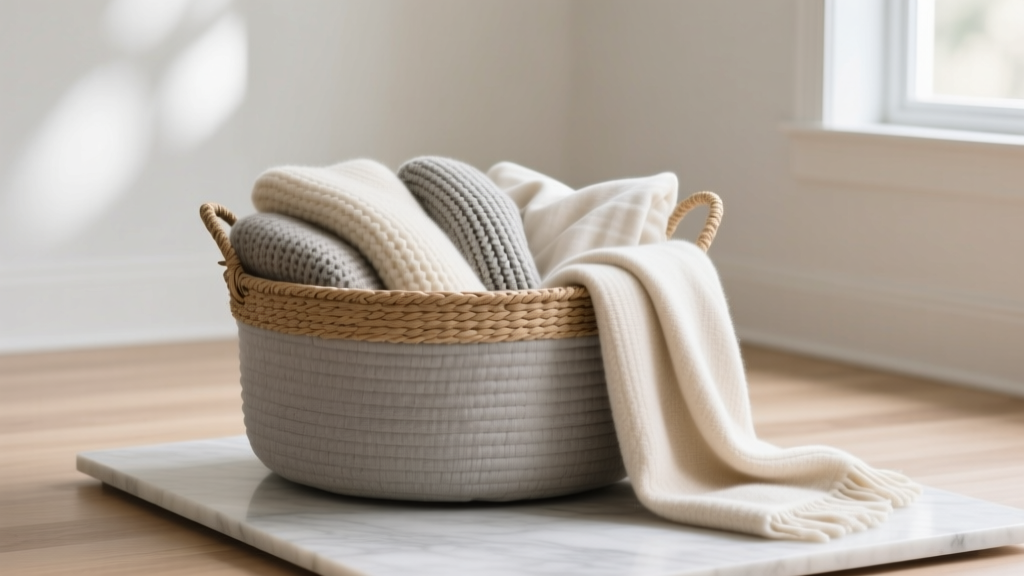 Best Basket for Throw Blankets: Style + Function Guide