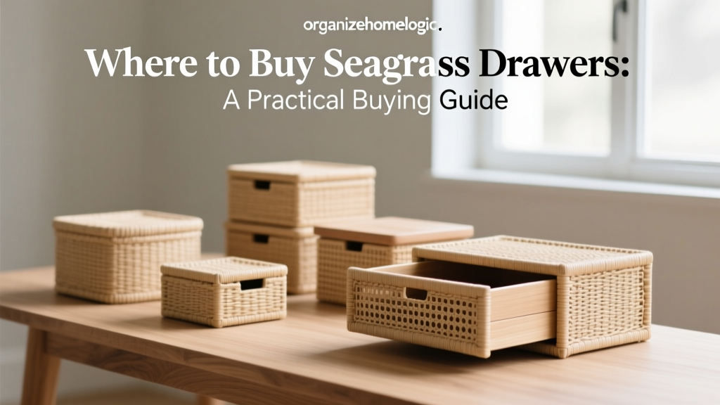 Where to Buy Seagrass Drawers: A Practical Buying Guide
