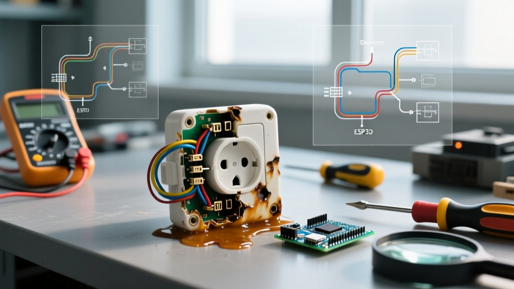Melted Electrical Outlet: Inspection & Testing Guide