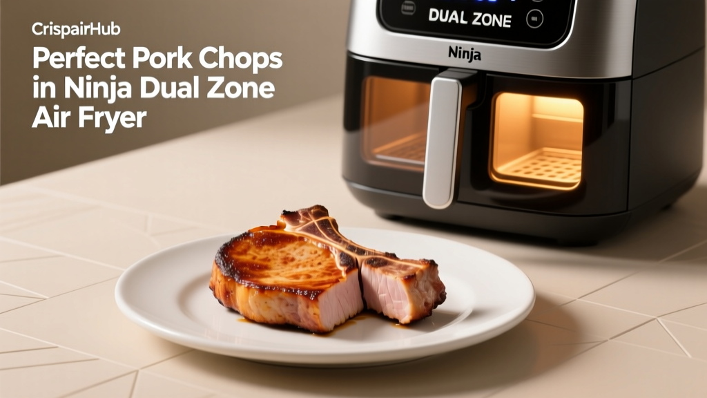 Perfect Pork Chops in Ninja Dual Zone Air Fryer
