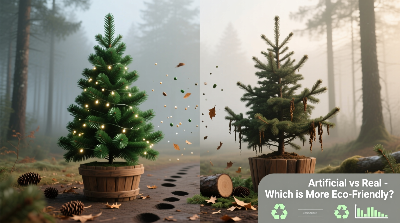 artificial christmas tree vs real tree which is actually more eco friendly