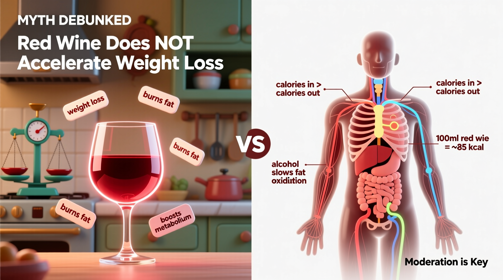 does drinking red wine really help with weight loss myths debunked