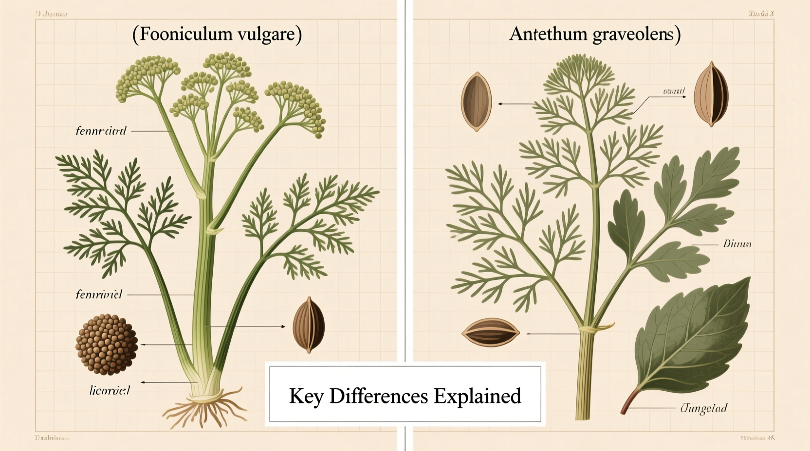 is fennel the same as dill key differences explained