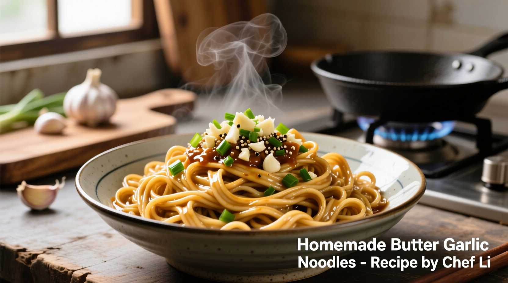 Perfect Butter Garlic Noodles Recipe in 20 Minutes