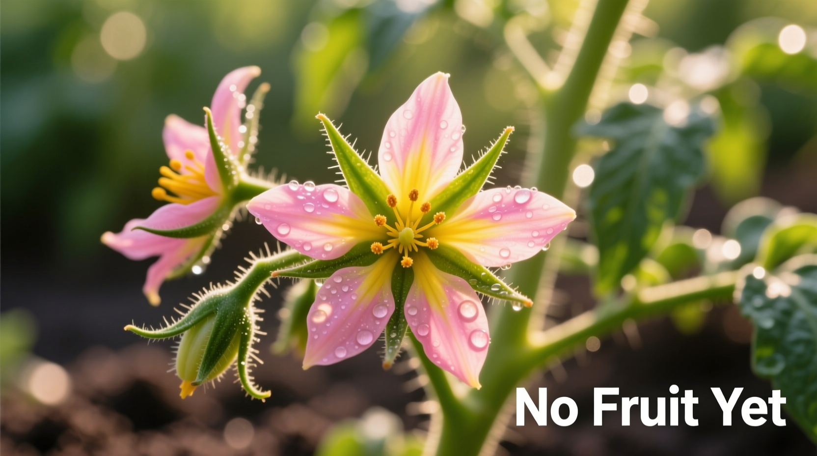 tomato blossoms but no fruit