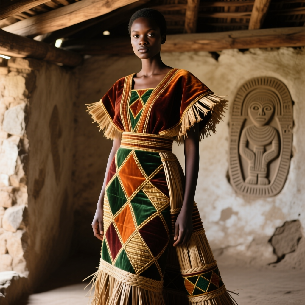 The Heritage of Kuba Kingdom Raffia Cloth and Kasai Velvet Embroidery