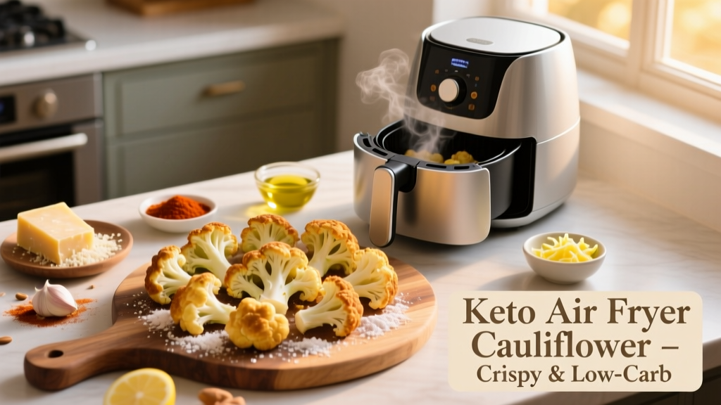 Best Air Fryer Cauliflower Keto Recipe (Crispy & Low-Carb)