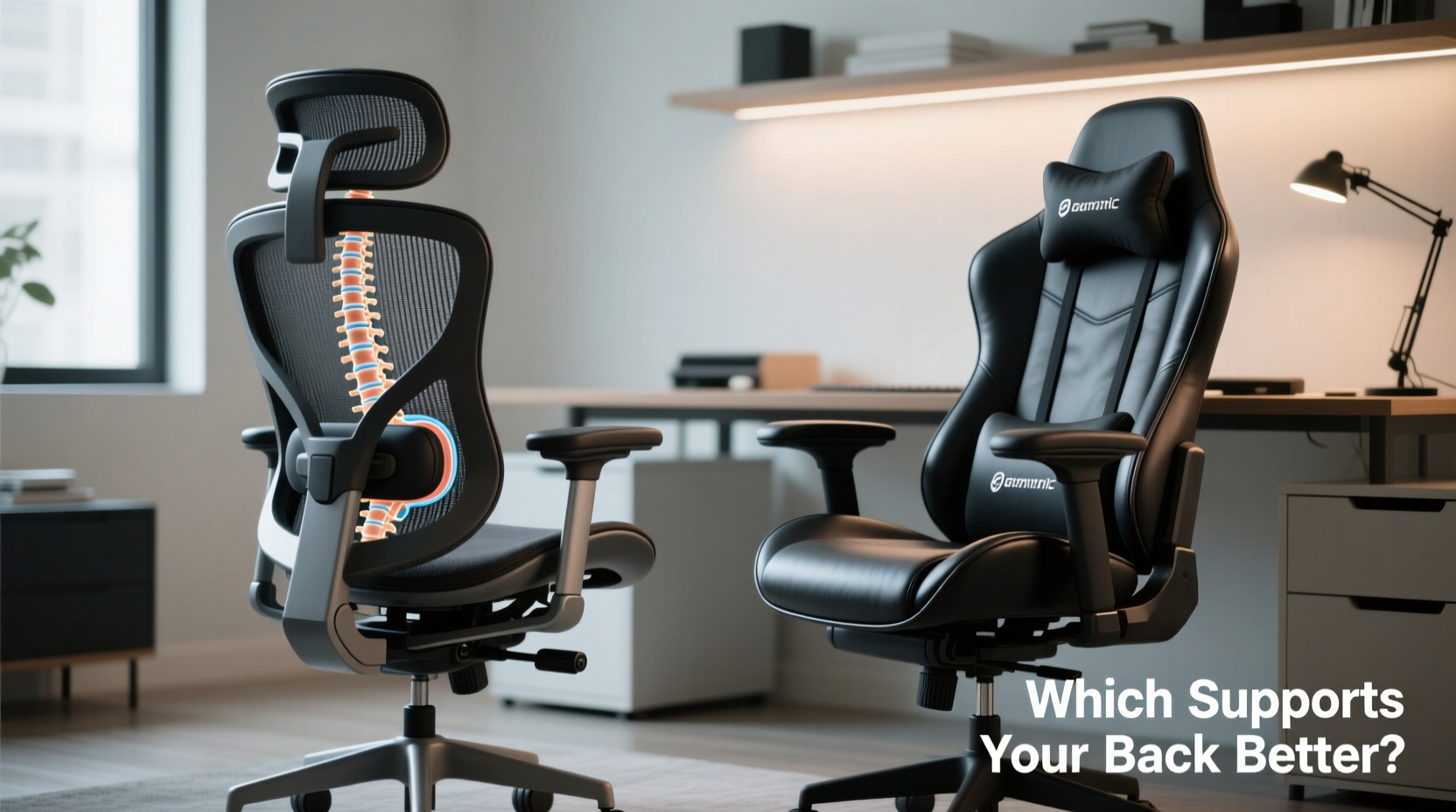 gaming chairs vs ergonomic office chairs which supports your back better during long sessions