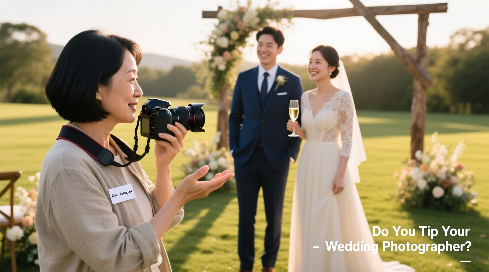 do you tip wedding photographer