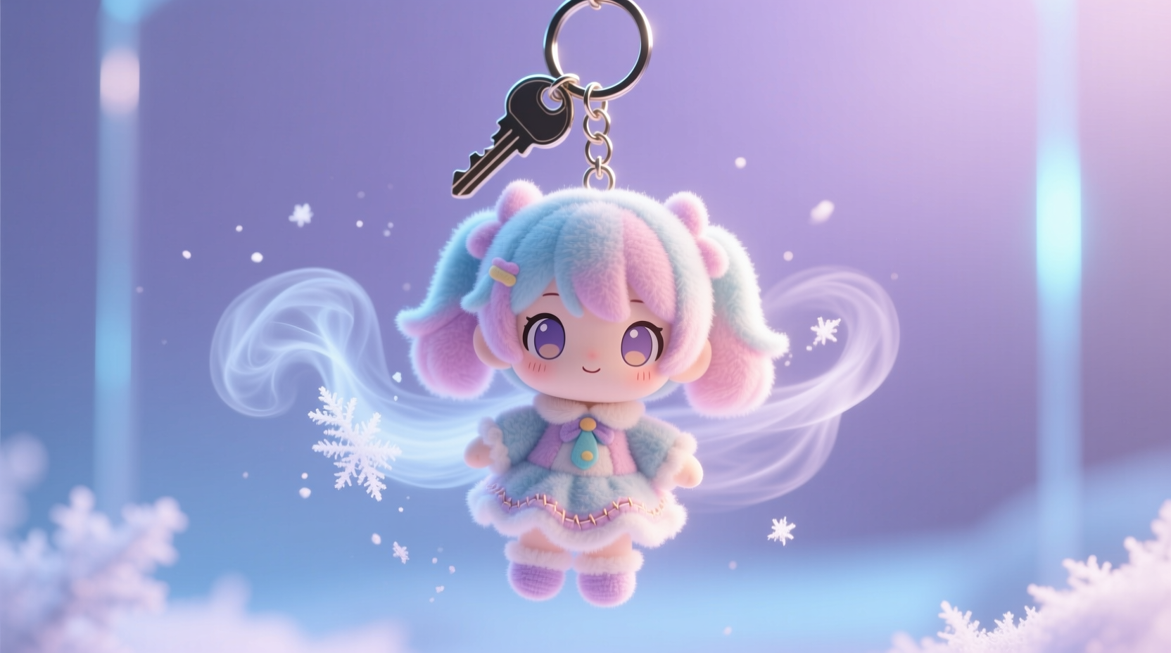 how to clean plush anime keychains safely