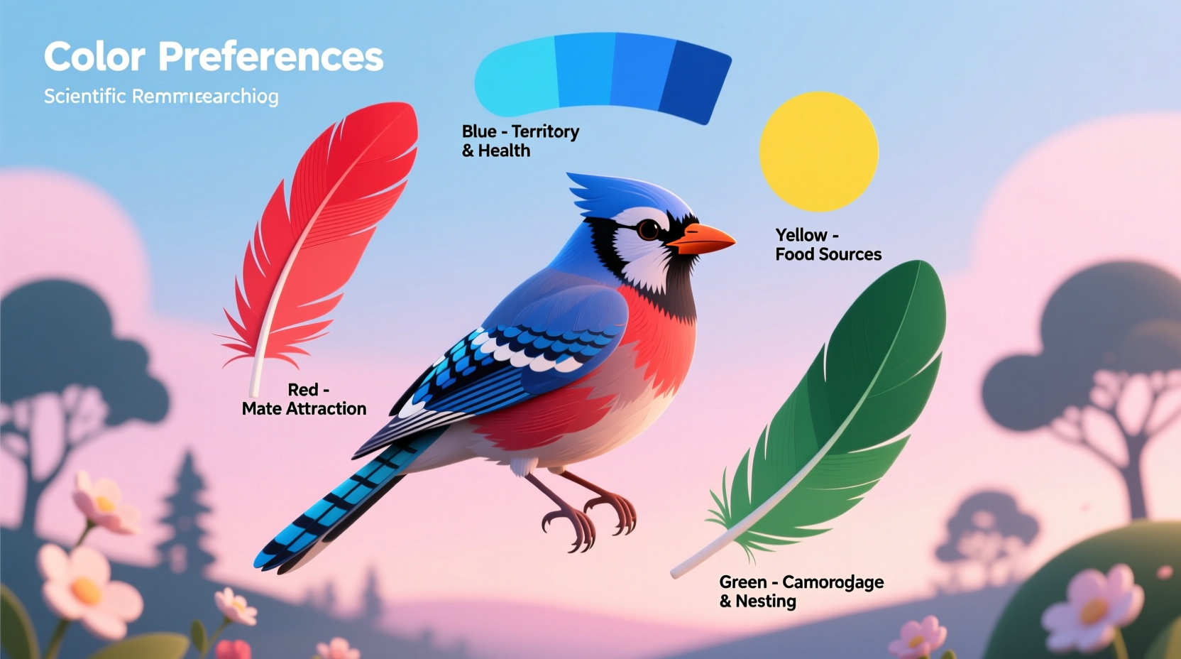 what colors do birds like