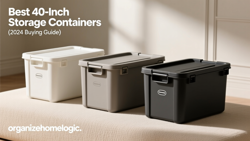 Best 40-Inch Storage Containers (2024 Buying Guide)
