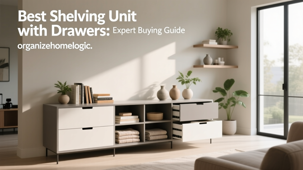 Best Shelving Unit with Drawers: Expert Buying Guide