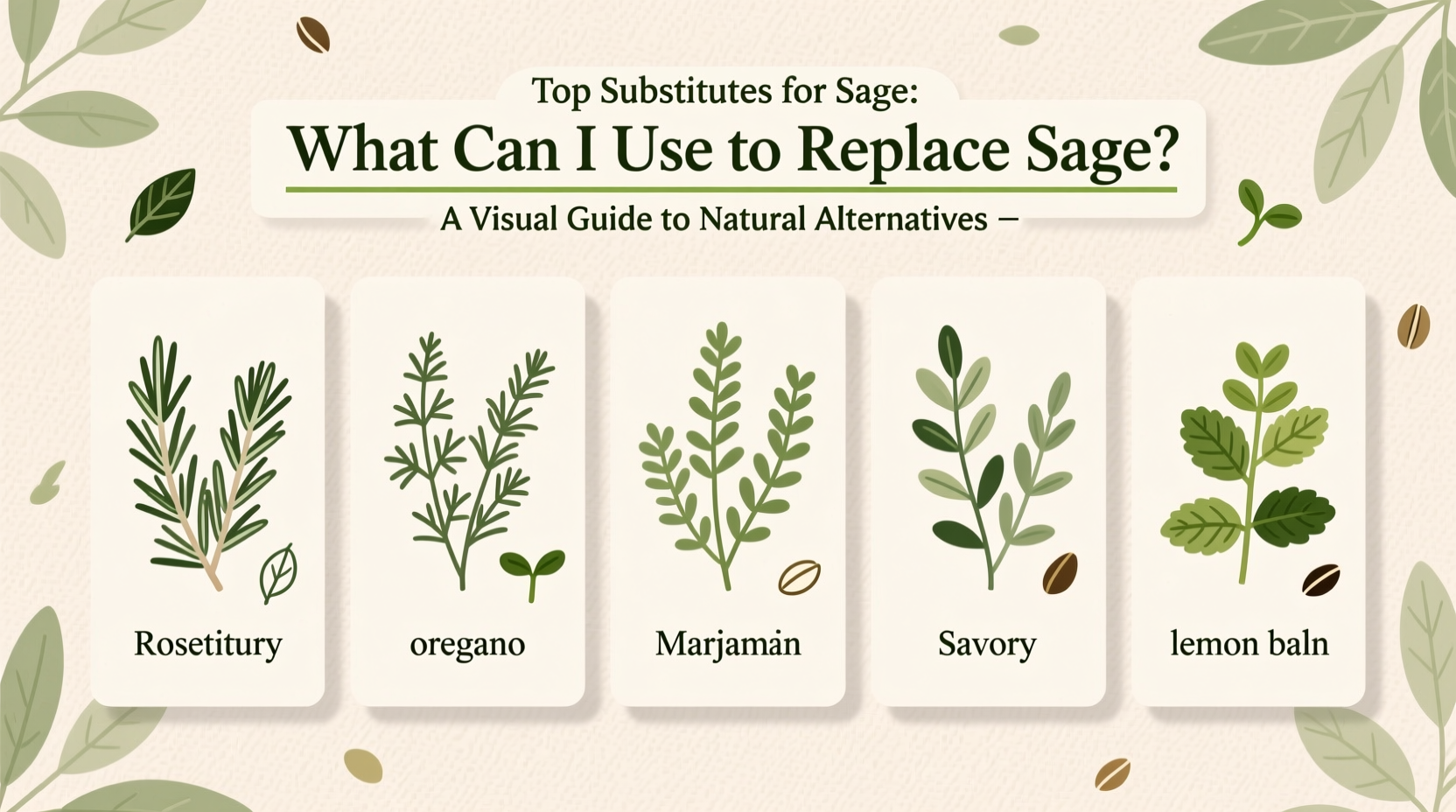What Can I Use To Replace Sage