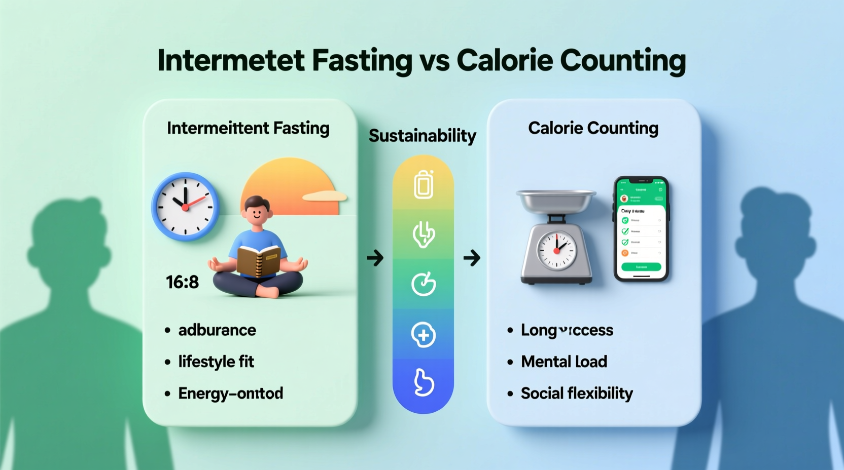 intermittent fasting vs calorie counting which is more sustainable for weight management