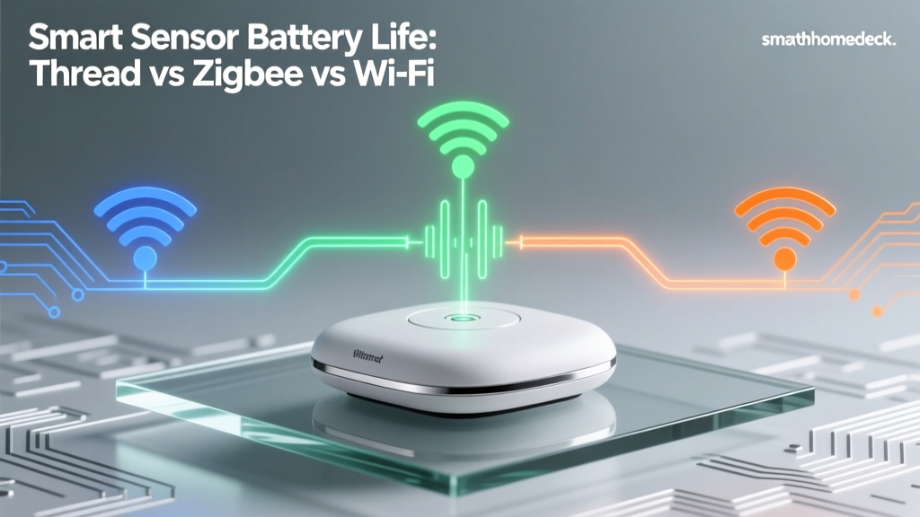 Smart Sensor Battery Life: Thread vs Zigbee vs Wi-Fi