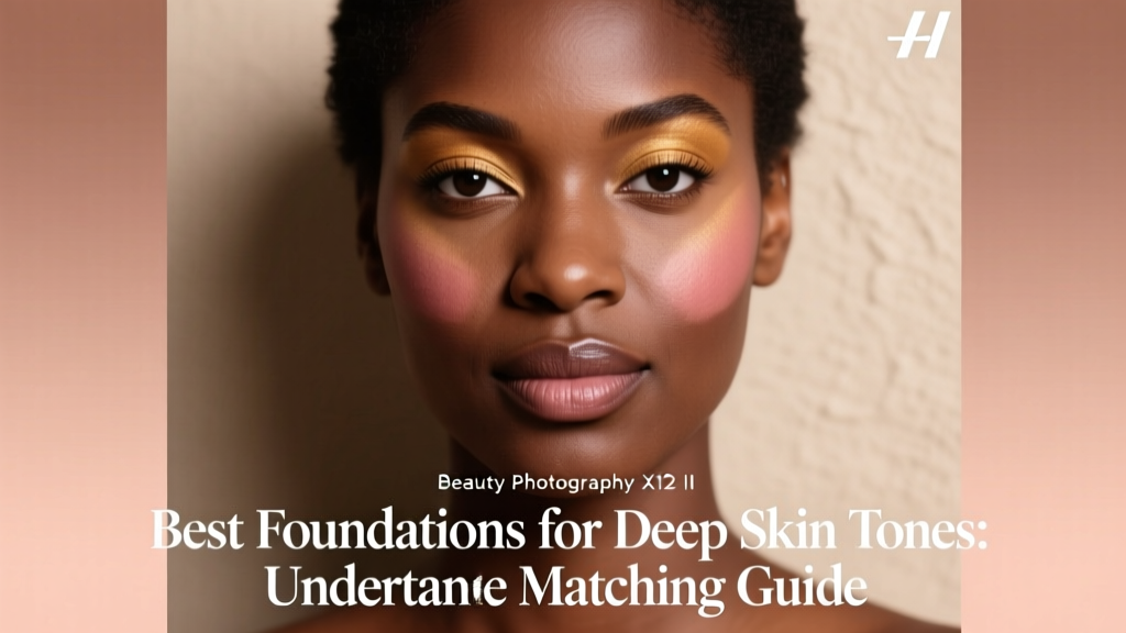 Best Foundations for Deep Skin Tones: Undertone Matching Guide