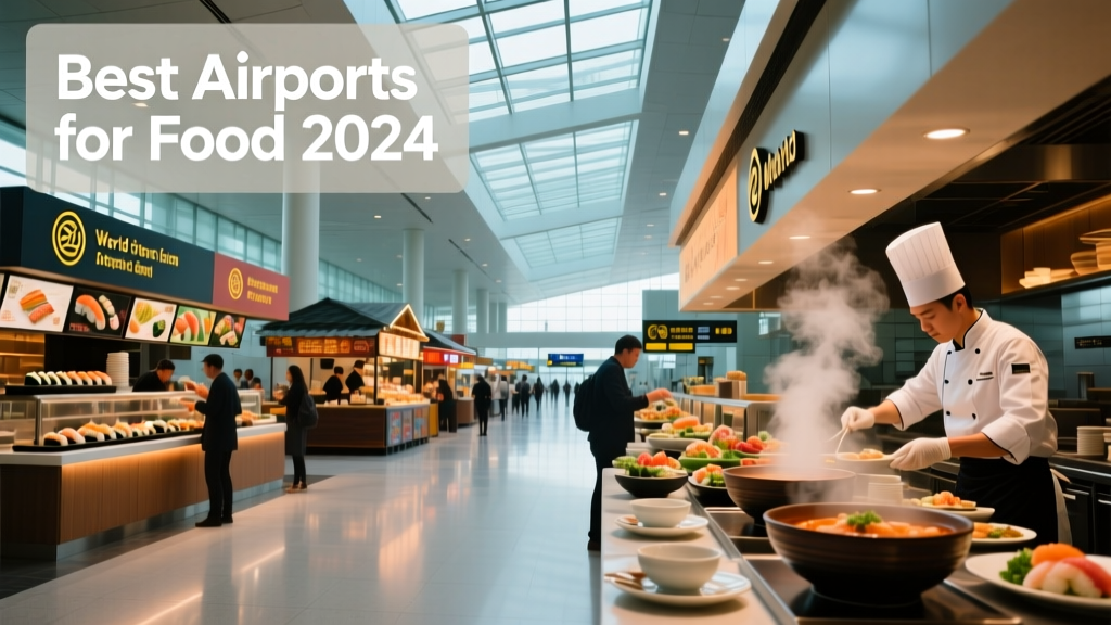 The Best Airports in the World for Food: Where Culinary Excellence Meets Transit