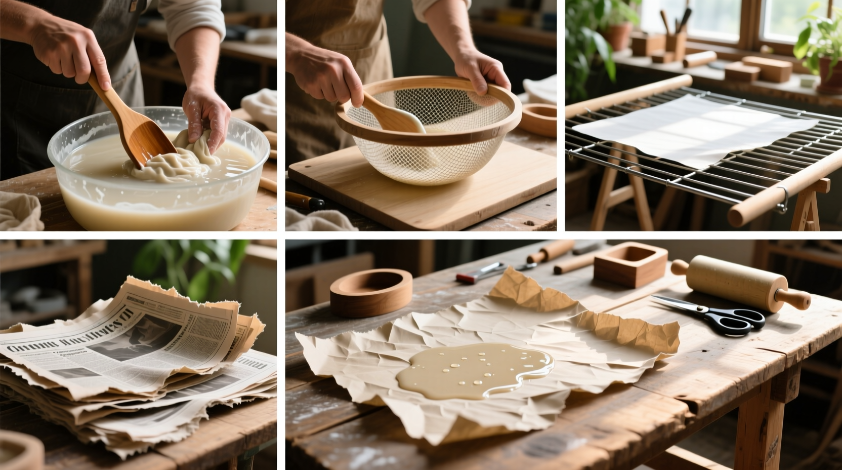 make your own recycled paper a photo tutorial