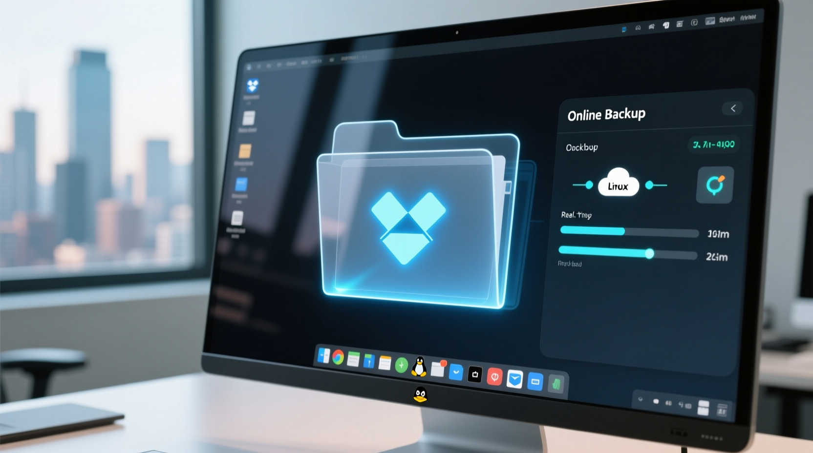 dropbox for linux adds online backup to desktop