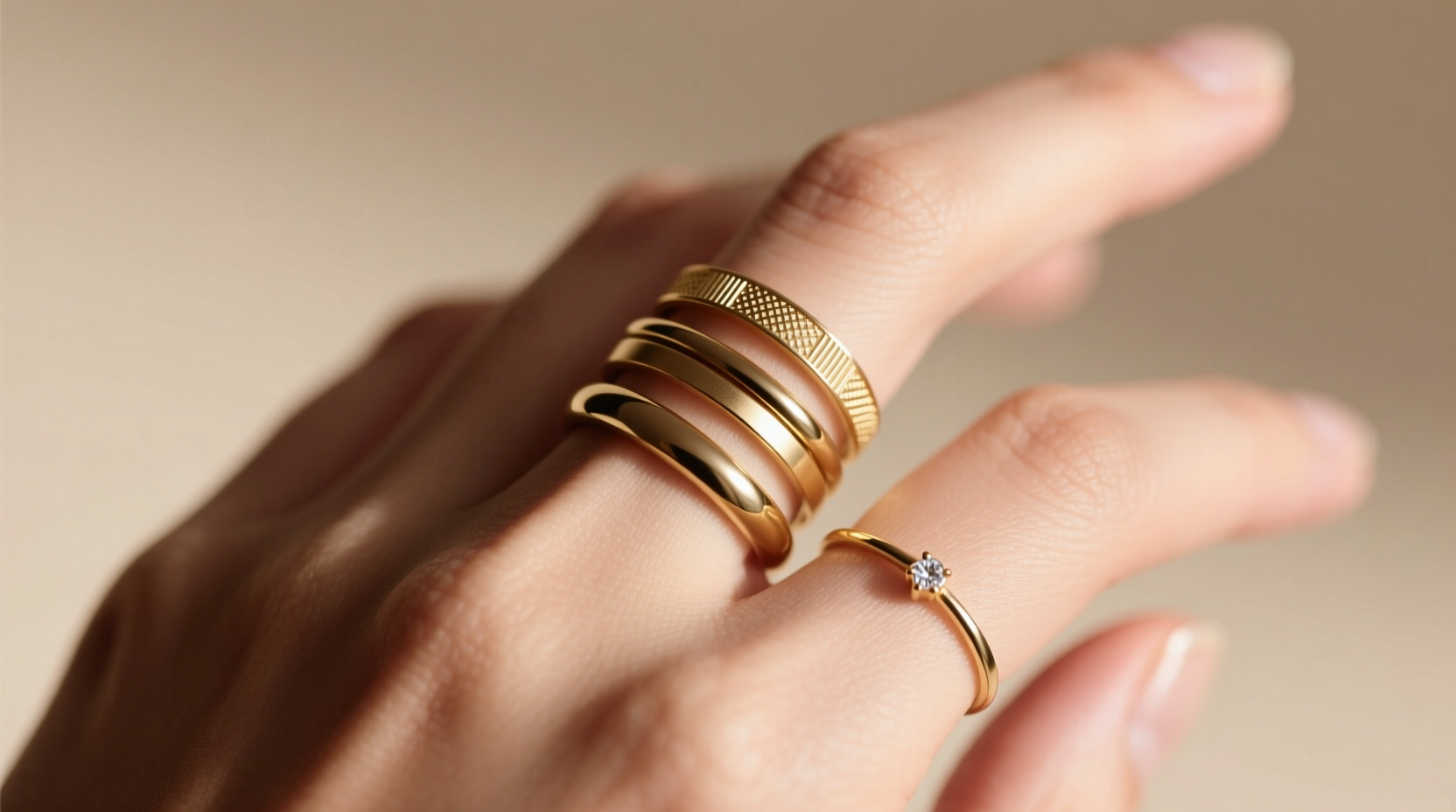 how to wear multiple rings on one finger stylishly and comfortably