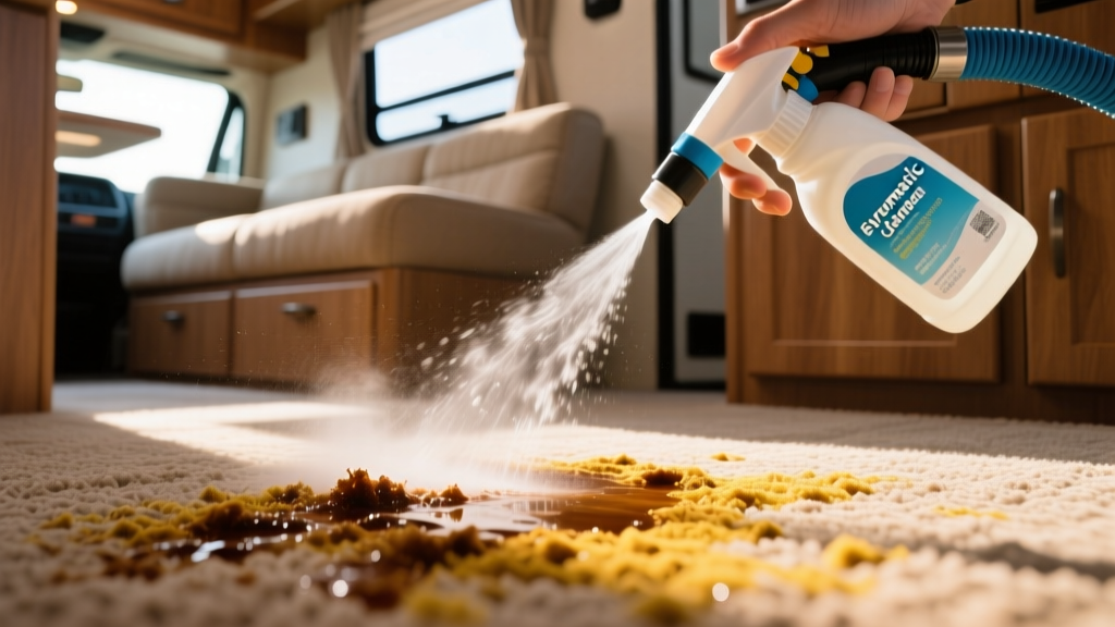 Easy & Proven: How to Get Vomit Out of RV Interiors