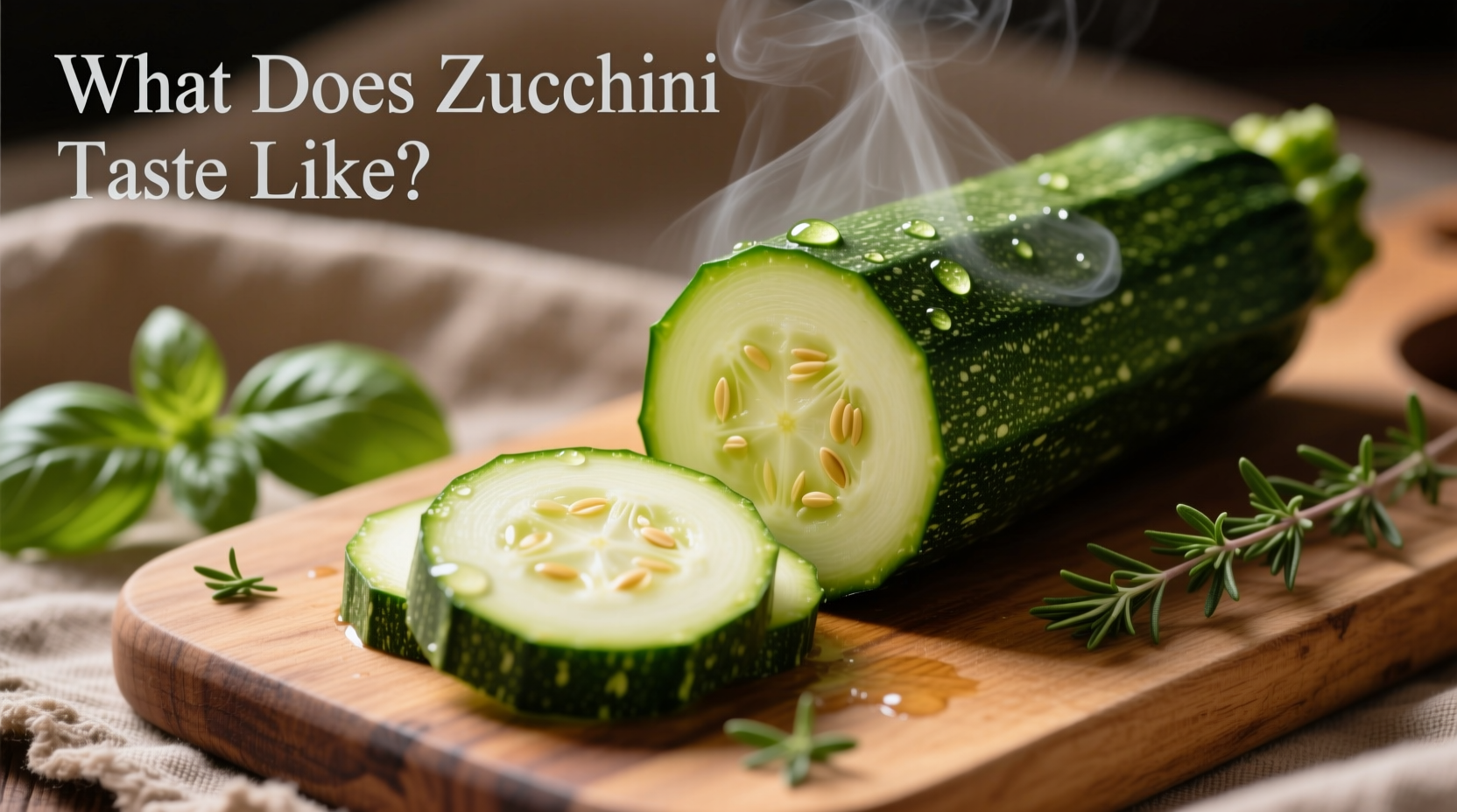 what does zucchini taste like