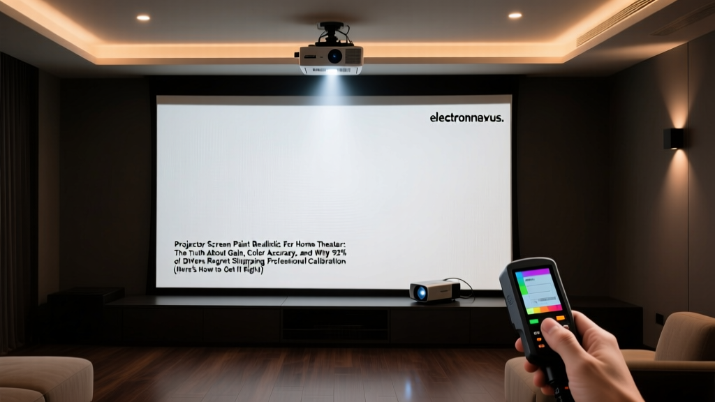 Projector Screen Paint Realistic For Home Theater: The Truth About Gain, Color Accuracy, and Why 92% of DIYers Regret Skipping Professional Calibration (Here’s How to Get It Right)