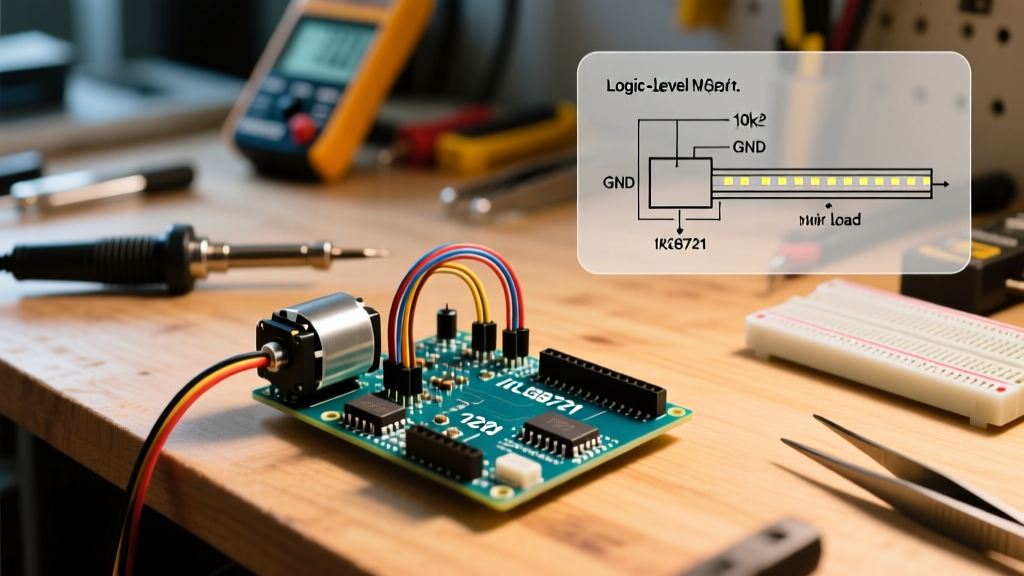 How to Wire a Logic-Level MOSFET Arduino Circuit for High Power