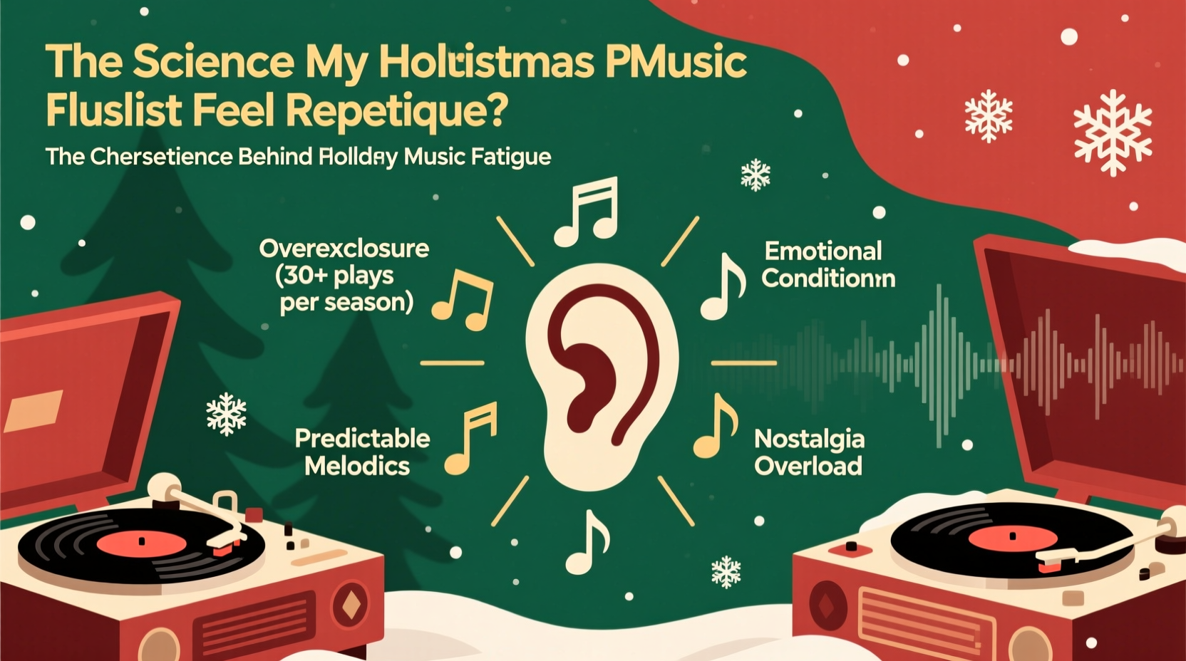 why does my christmas playlist feel repetitive science of holiday music fatigue