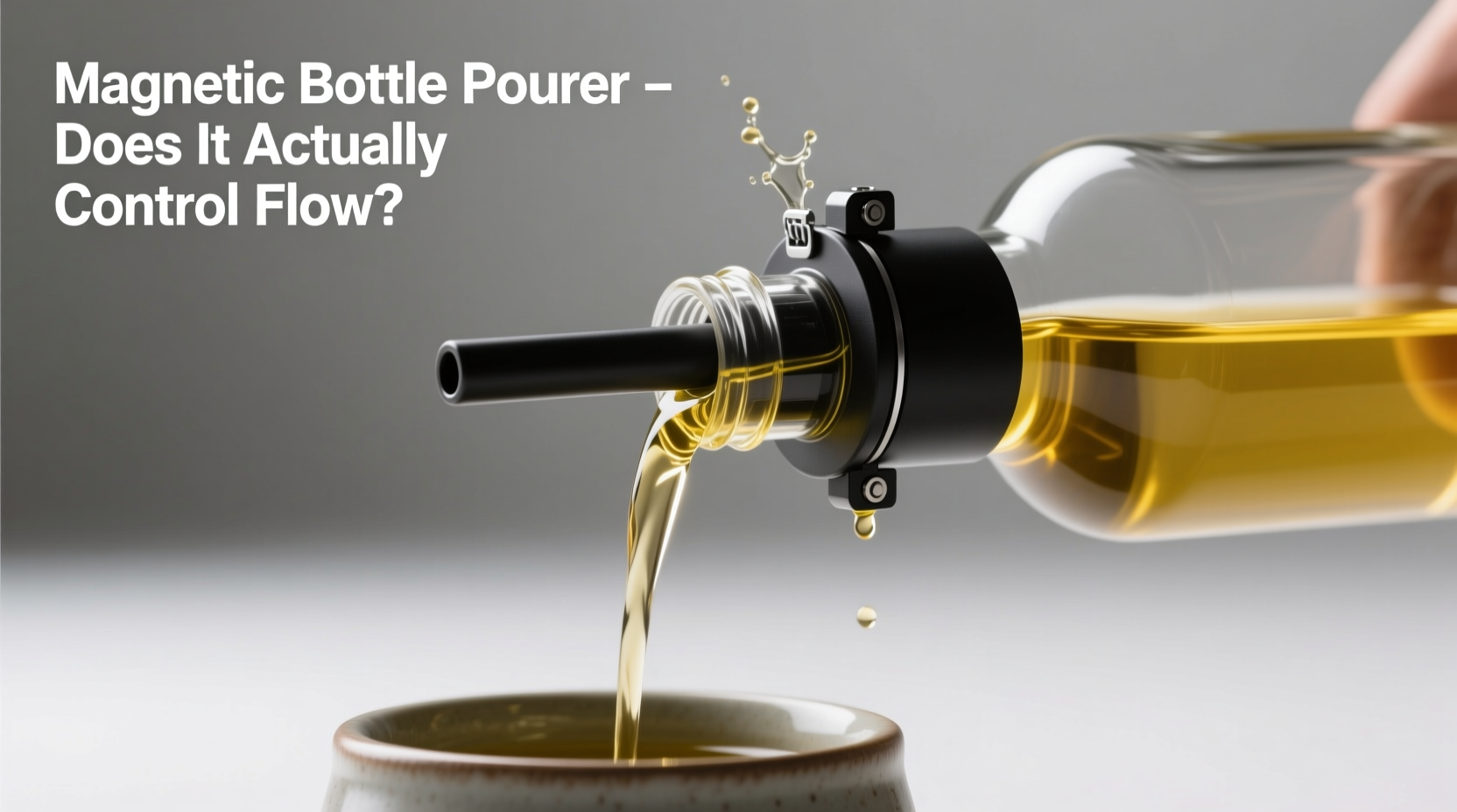 magnetic bottle pourers do they actually control flow or fail mid-pour