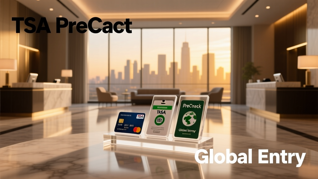 Maximizing Travel Efficiency: How Credit Cards Unlock TSA PreCheck and Global Entry Benefits