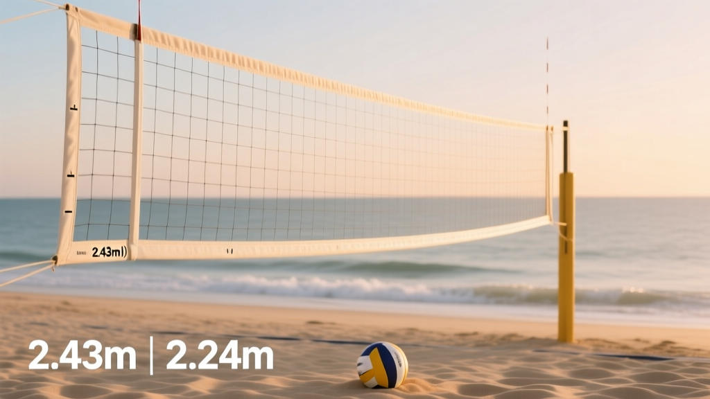 Beach Volleyball Net Height: Official Rules (2026)