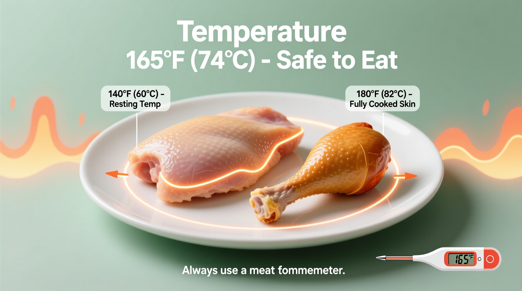 what temperature to cook chicken