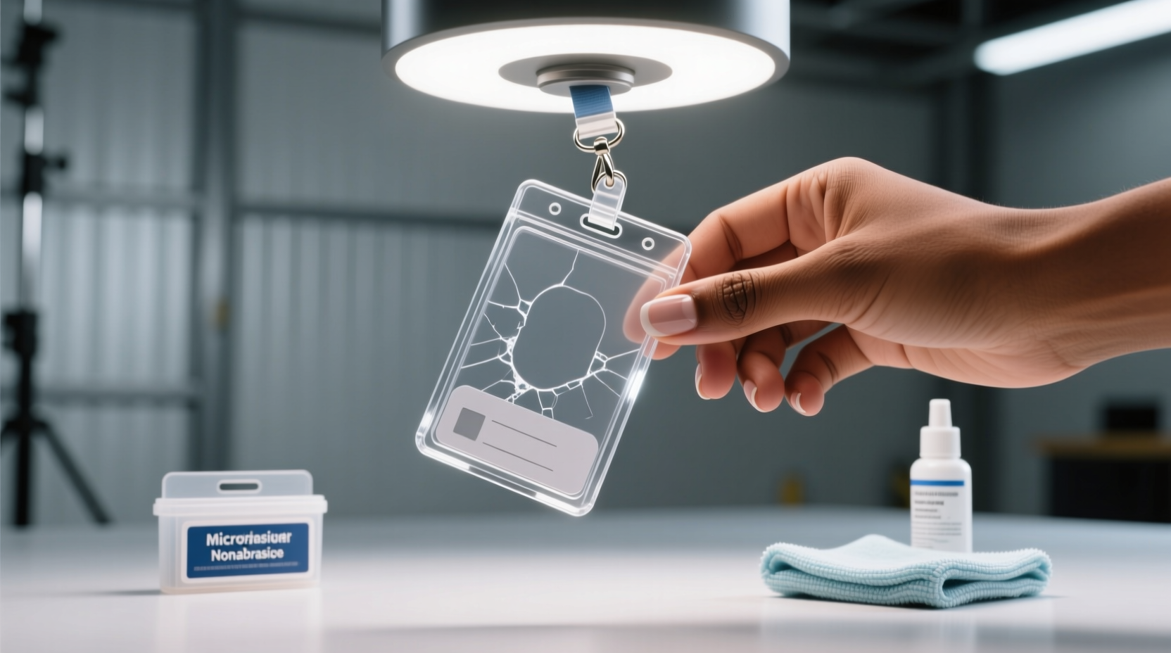 how to sanitize a shared anime convention badge holder