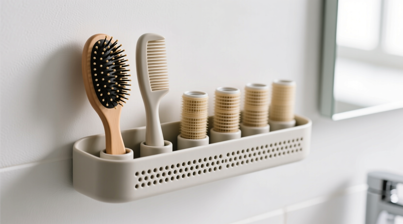 closet organization tips for delicate hair tools