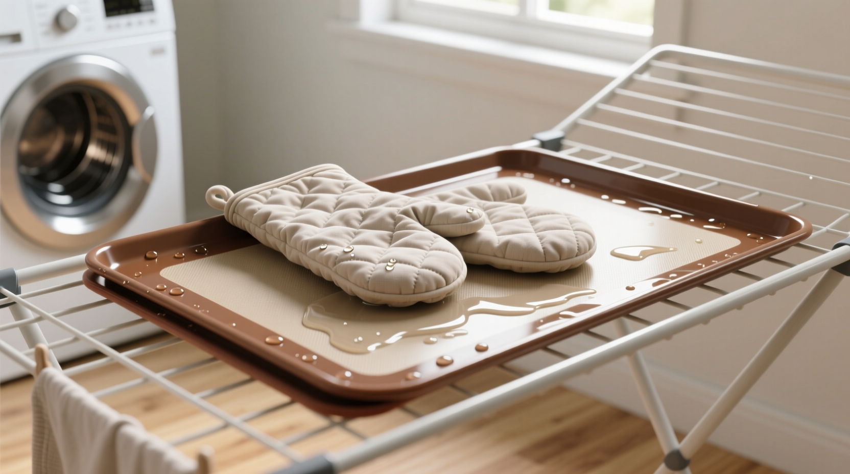 silicone baking mat laundry safety
