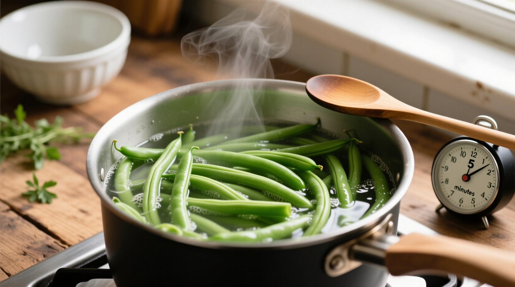 how long do green beans take to cook