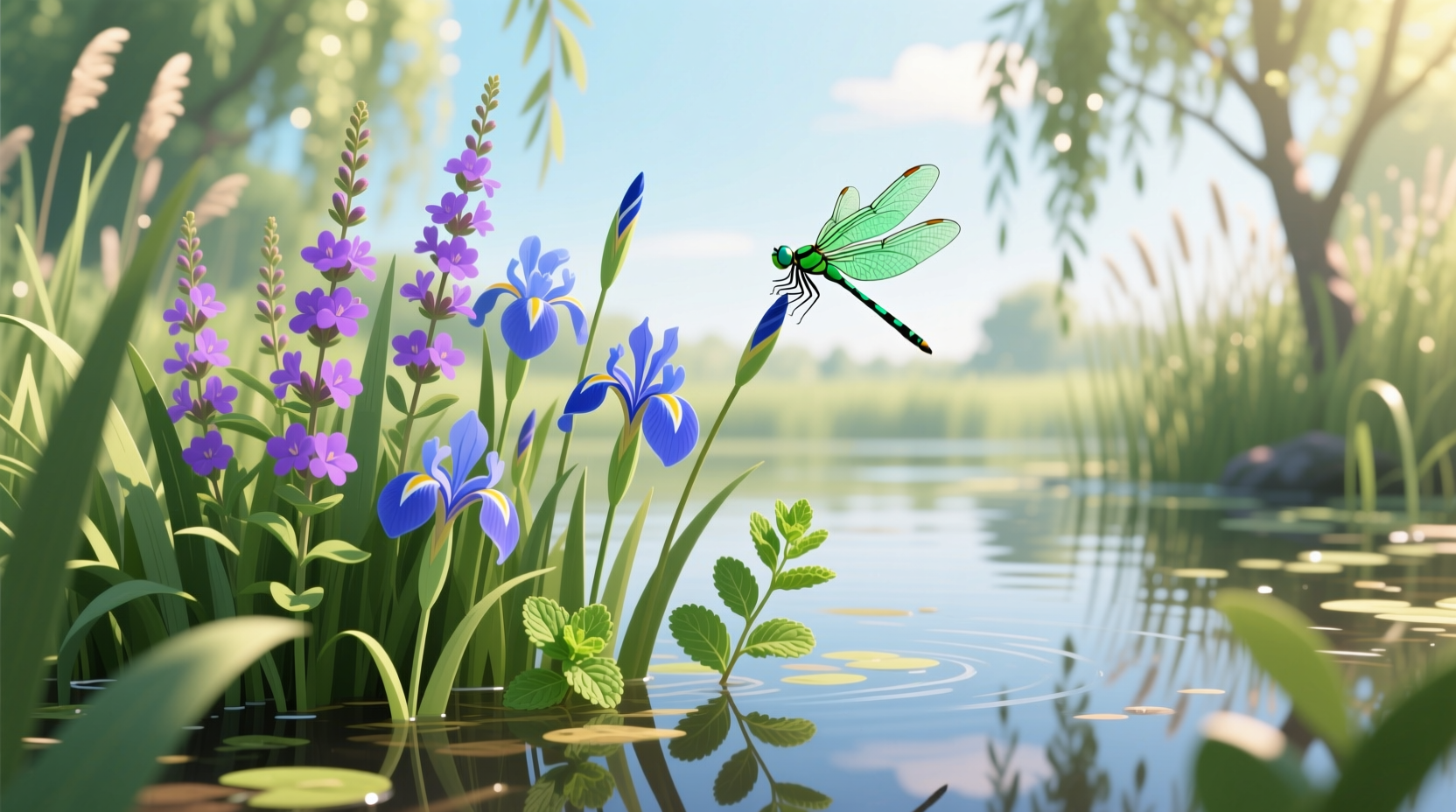 plants that attract dragonflies