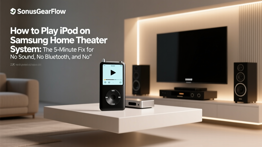 iPod to Samsung Home Theater: Fix No Sound (2026)