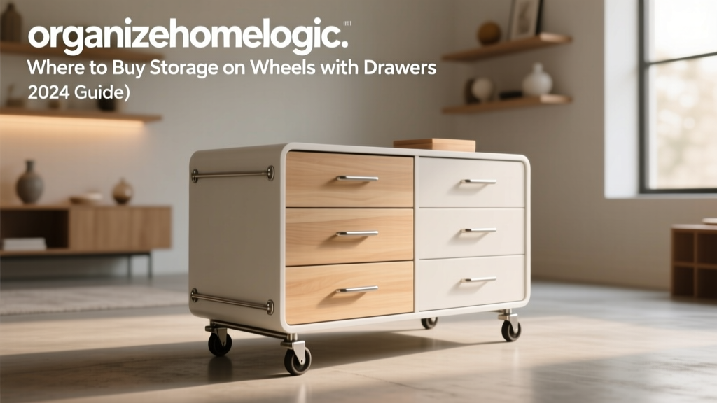 Where to Buy Storage on Wheels with Drawers (2024 Guide)