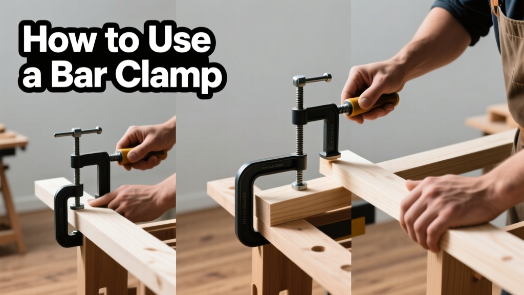 How to Use a Bar Clamp: Woodworking Skill Guide