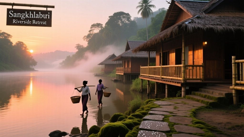 Sangkhlaburi, Thailand: The Unspoiled Dawn Over Khao Laem Reservoir
