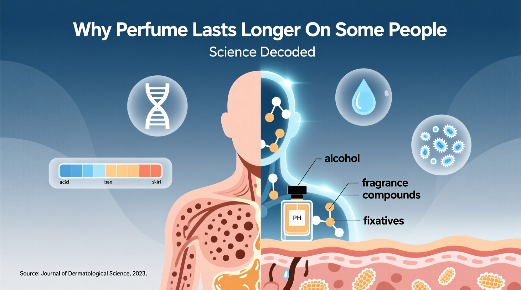 why do some perfumes last longer on certain people science decoded