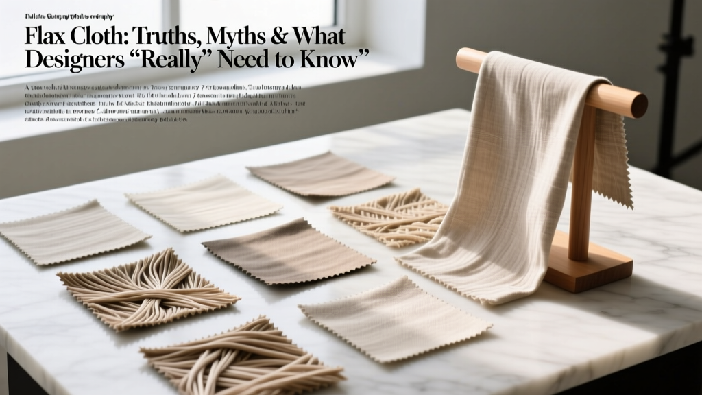 Flax Cloth: Truths, Myths & What Designers *Really* Need to Know