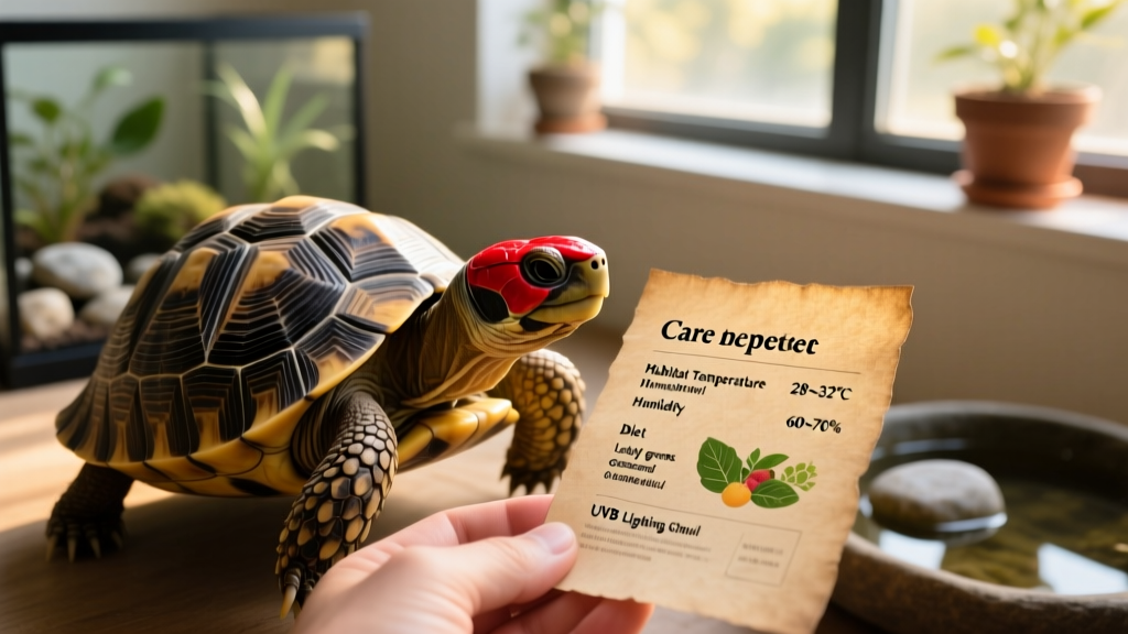 Cherry-Head Red Footed Tortoise Care Sheet