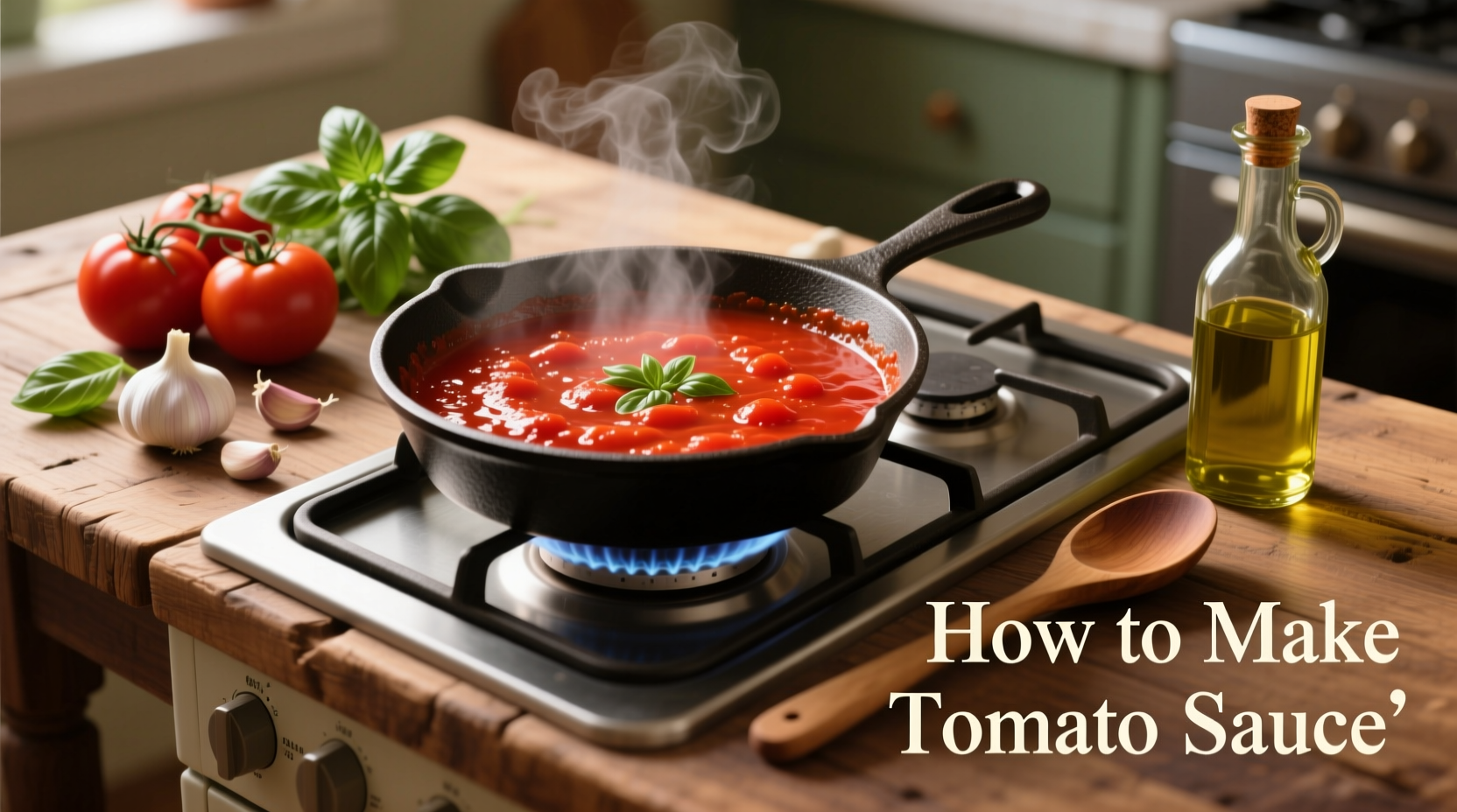 how to create a sauce using tomatoes