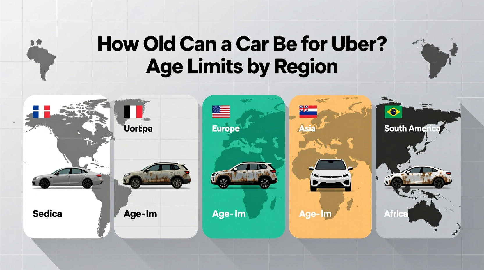 how old can a car be for uber