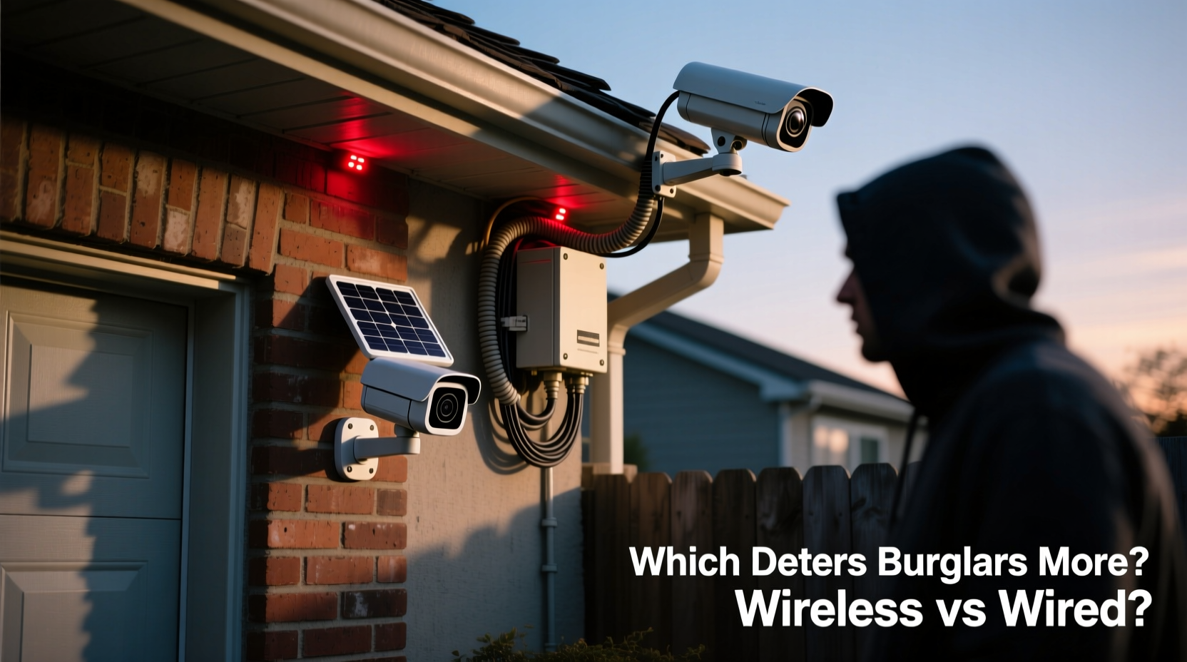 wireless security camera vs wired system which deters burglars more effectively